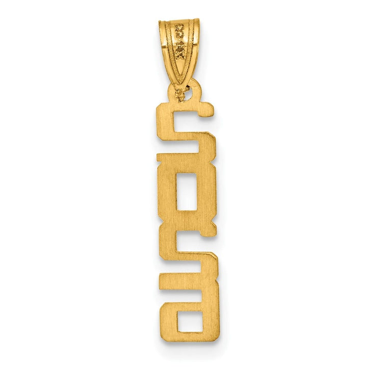 10K Yellow Gold Polished Extra Large 2026 Graduation Charm
