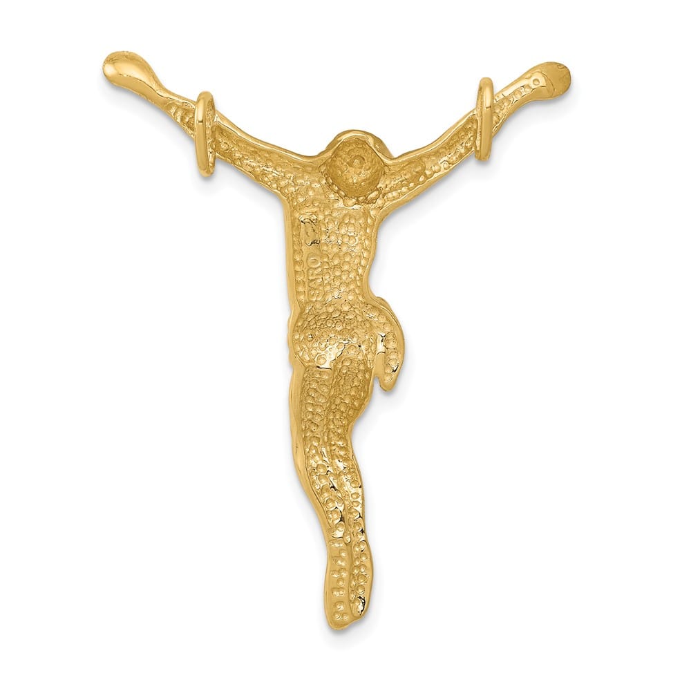 10K Yellow Gold Polished Large Corpus Chain Slide
