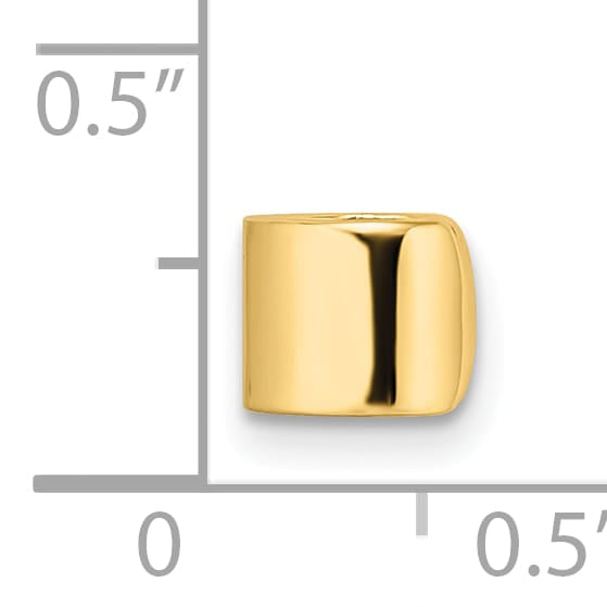 10k Yellow Gold Polished Single Ear Cuff