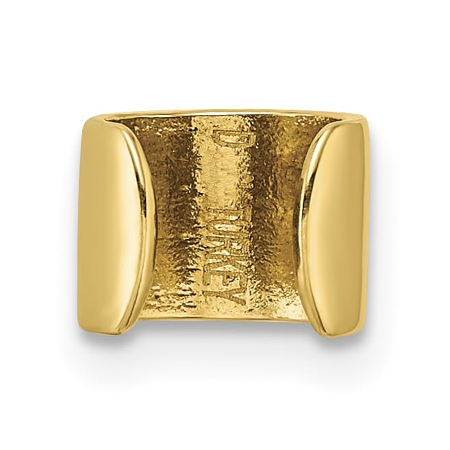 10k Yellow Gold Polished Single Ear Cuff