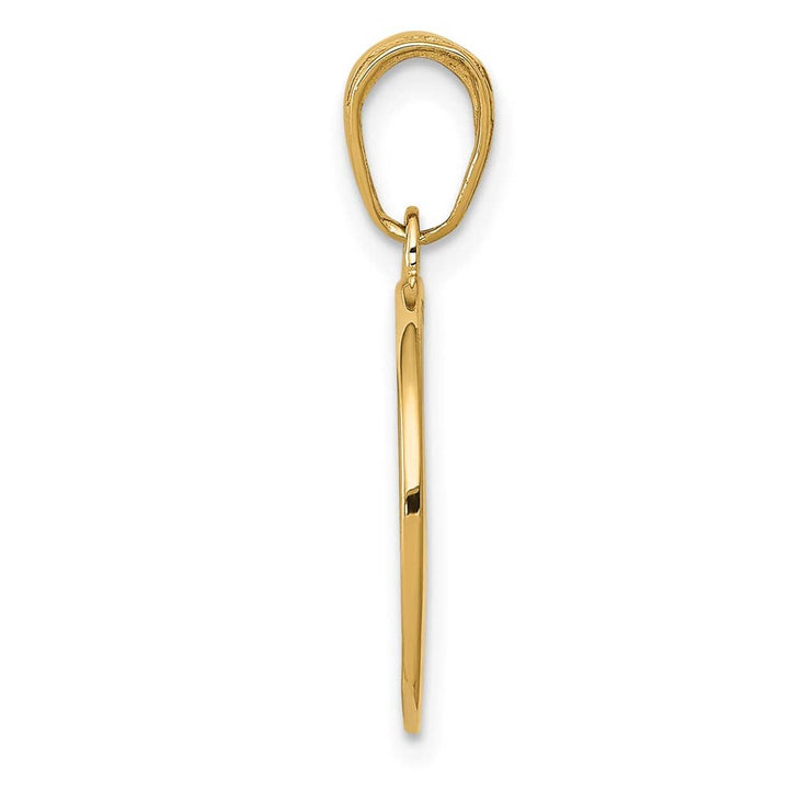 10K Yellow Gold Round St. Joseph 15 mm x 14.68 mm Medal