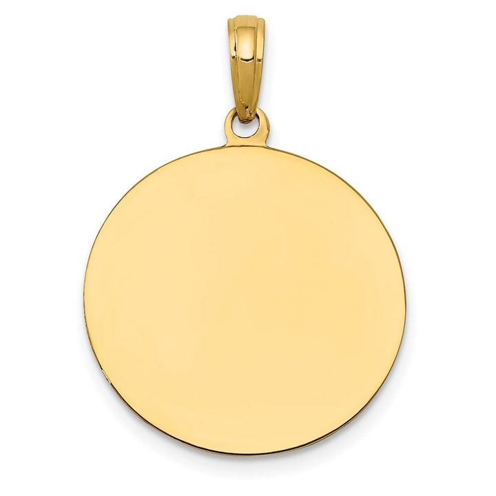 10K Yellow Gold Round St. Joseph 19.1 mm x 19.66 mm Medal