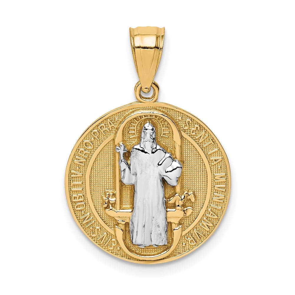 10K Yellow Gold San Benito 16.55 mm x 16.93 mm Medal