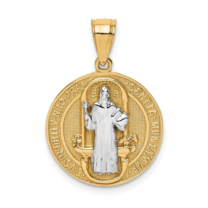 10K Yellow Gold San Benito 16.55 mm x 16.93 mm Medal