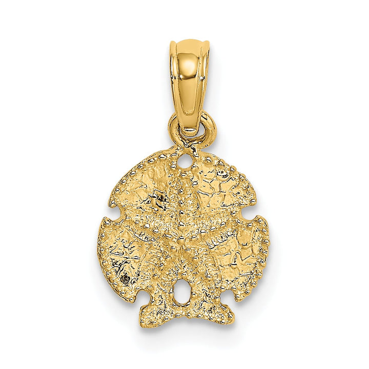 10K Yellow Gold Sand Dollar Charm