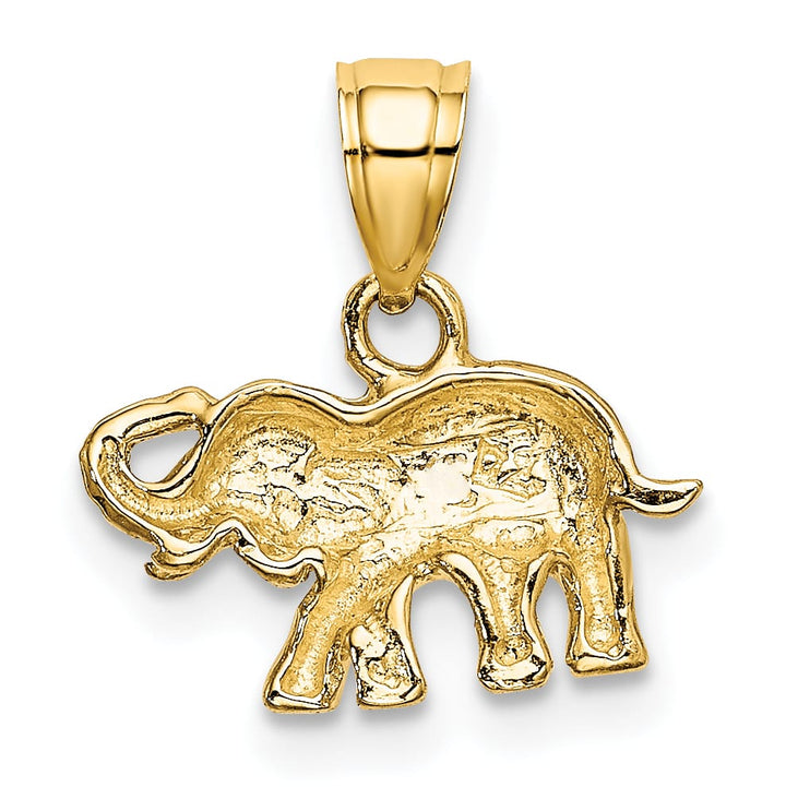 10K Yellow Gold Small Elephant Charm
