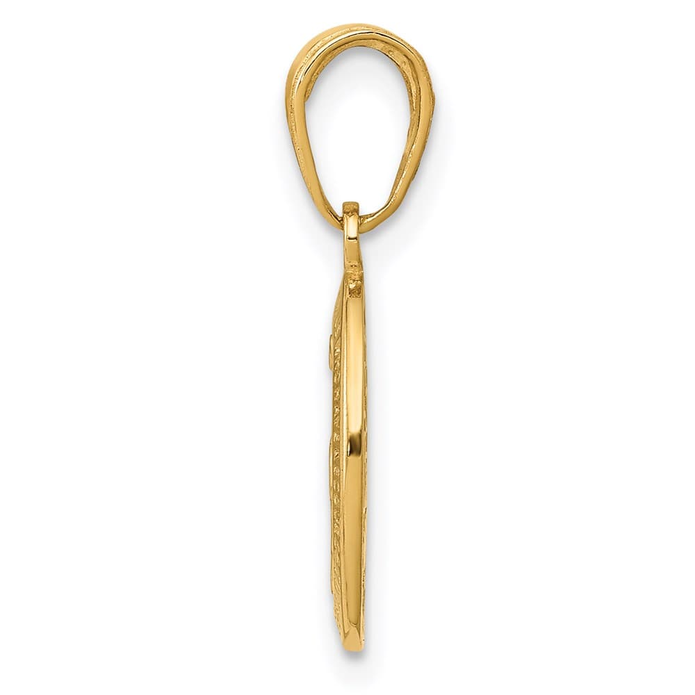 10K Yellow Gold Small Oval Miraculous Medal