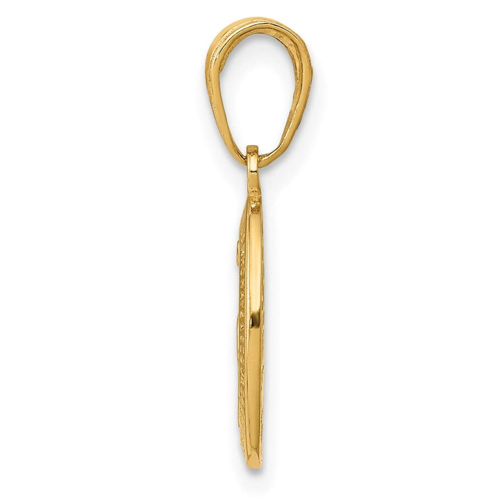 10K Yellow Gold Small Oval Miraculous Medal