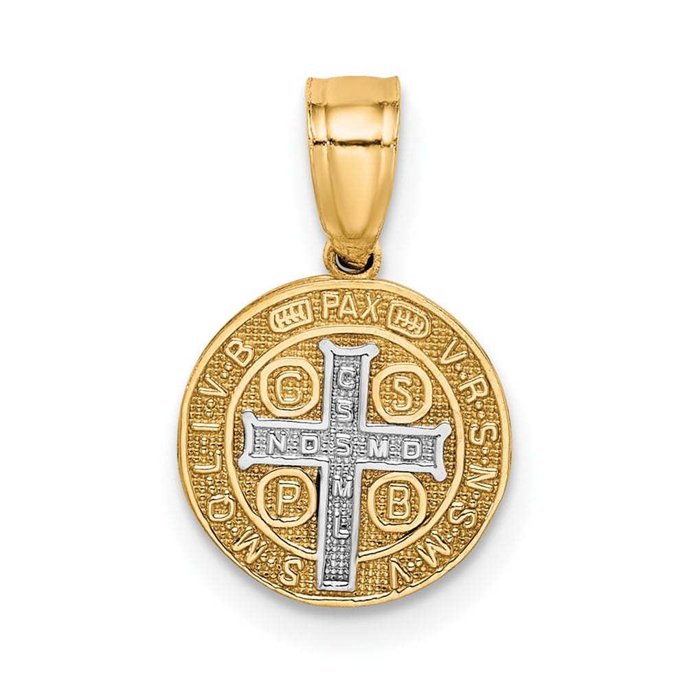 10K Yellow Gold Small San Benito Medal