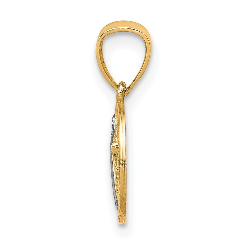 10K Yellow Gold Small San Benito Medal