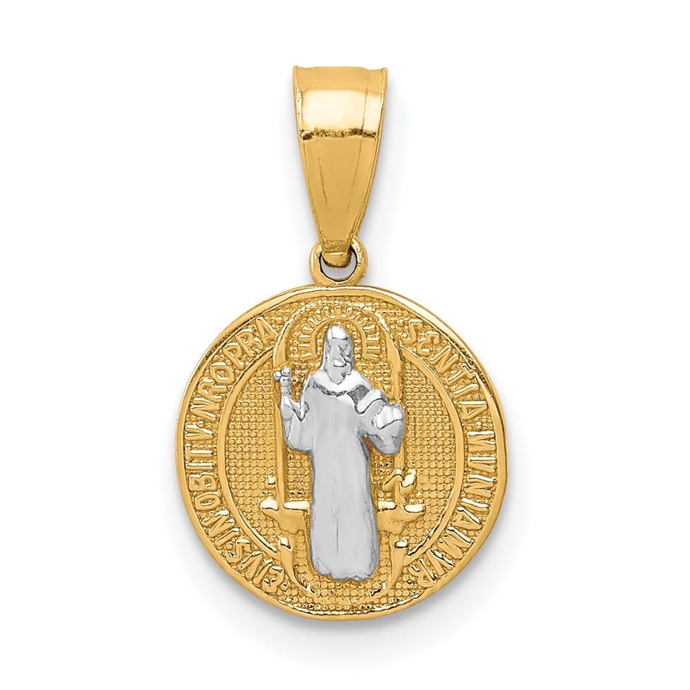 10K Yellow Gold Small San Benito Medal