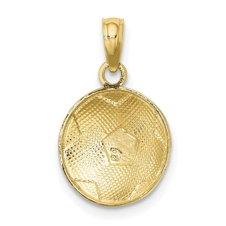 10K Yellow Gold Soccer Ball Charm