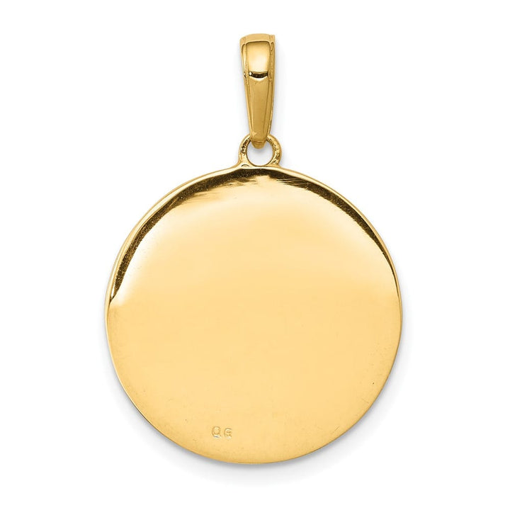 10K Yellow Gold St. Anthony Round Medal