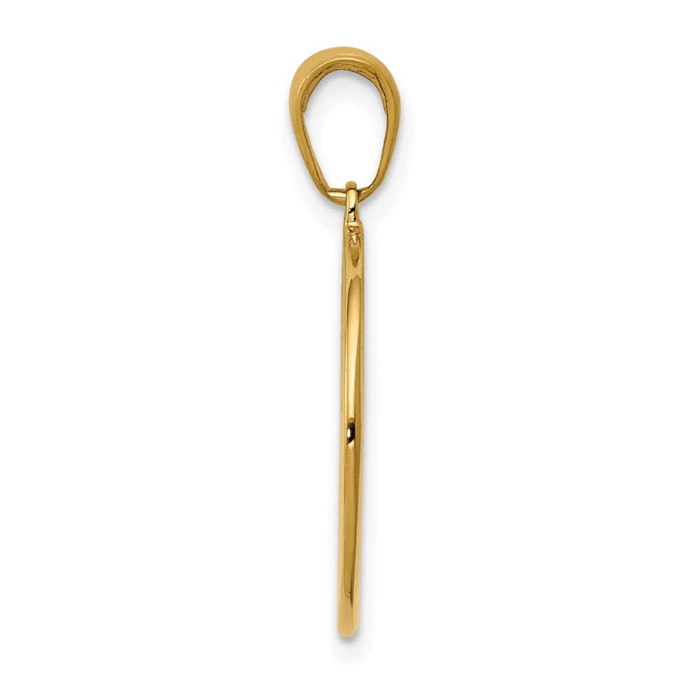 10K Yellow Gold St. Anthony Round Medal