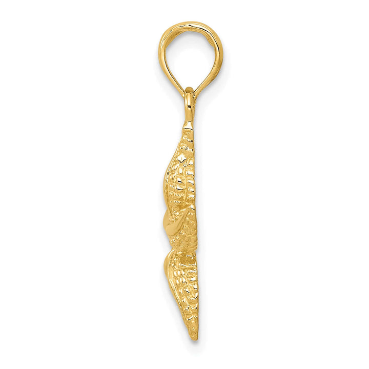 10K Yellow Gold Starfish Pendant