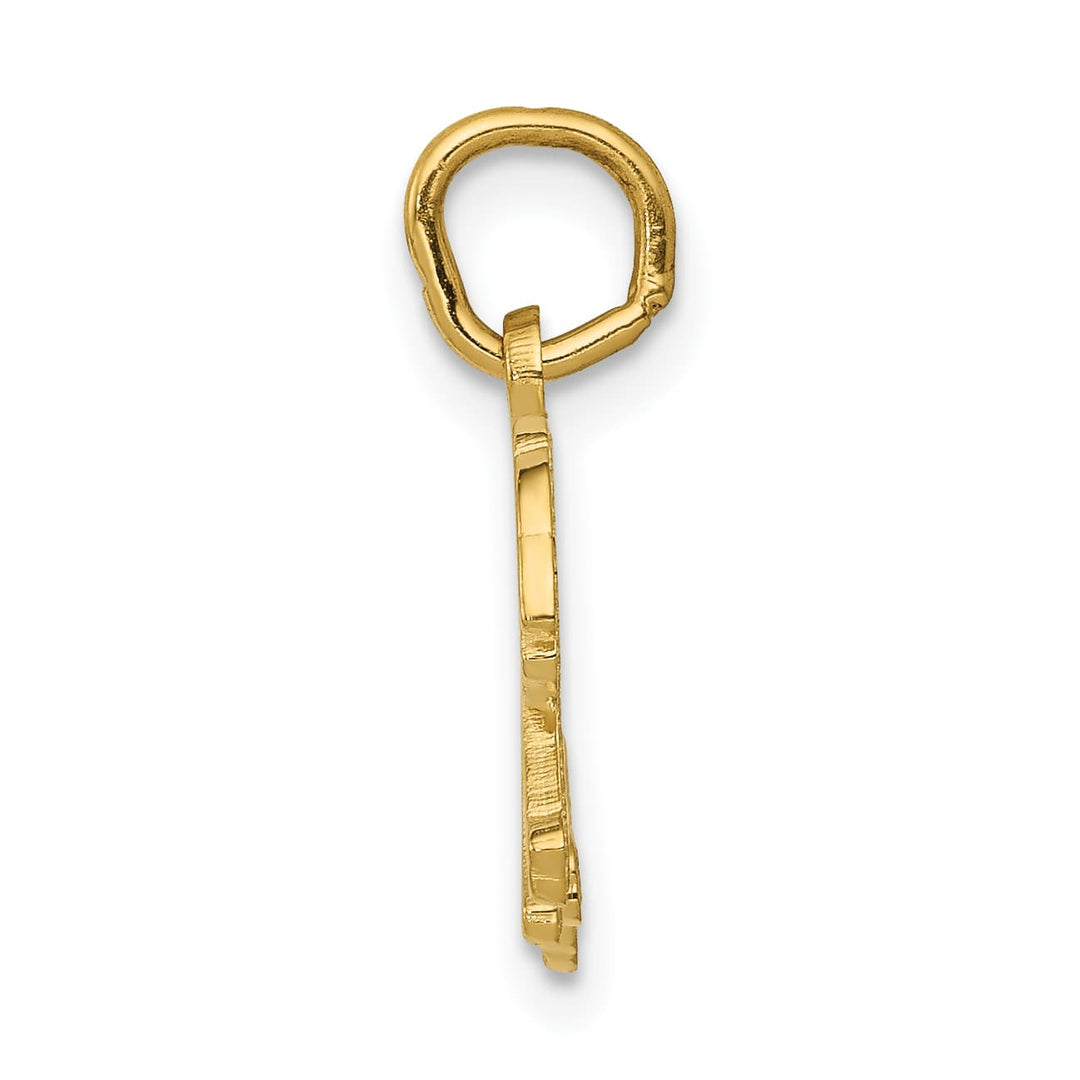 10K Yellow Gold Tiger Charm, Small