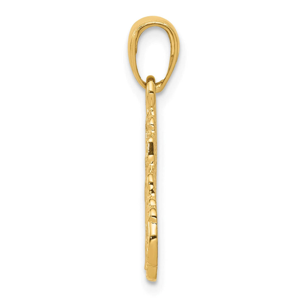 10K Yellow Gold Truck Cab Pendant