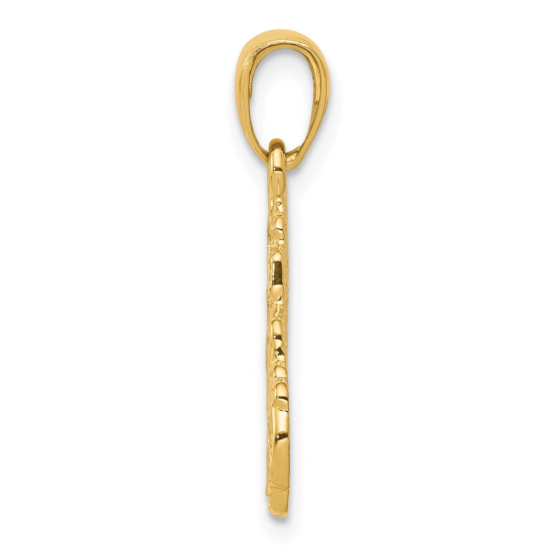 10K Yellow Gold Truck Cab Pendant