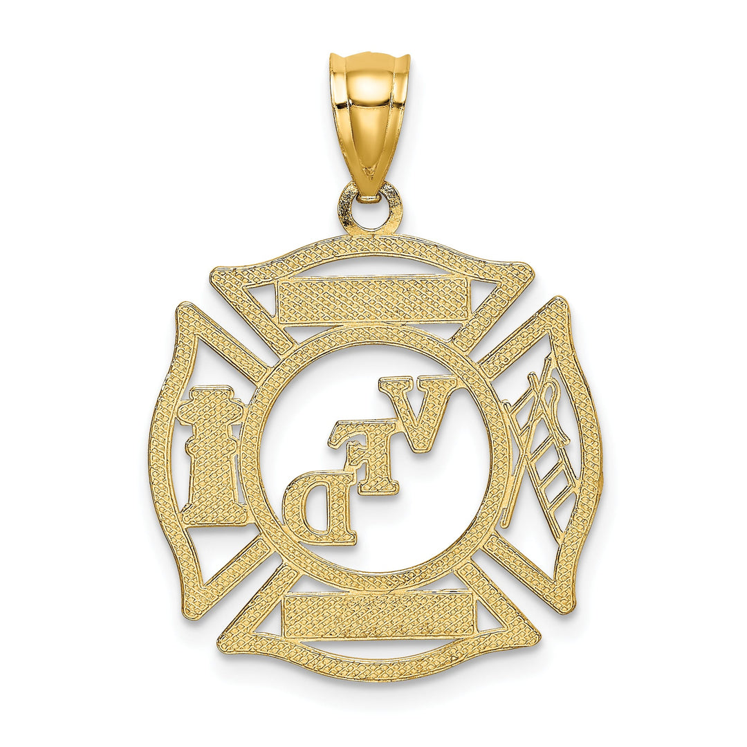 10K Yellow Gold VFD Dwight Member In Shield Charm