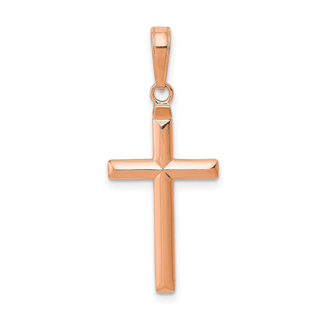 Lovely Rita's 14K Rose Gold Classic Reversible Latin Cross Pendant