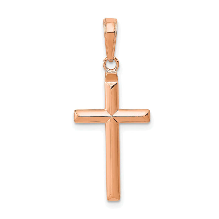 Lovely Rita's 14K Rose Gold Classic Reversible Latin Cross Pendant