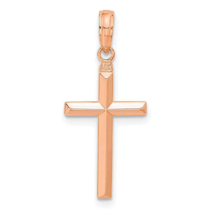 Lovely Rita's 14K Rose Gold Classic Reversible Latin Cross Pendant