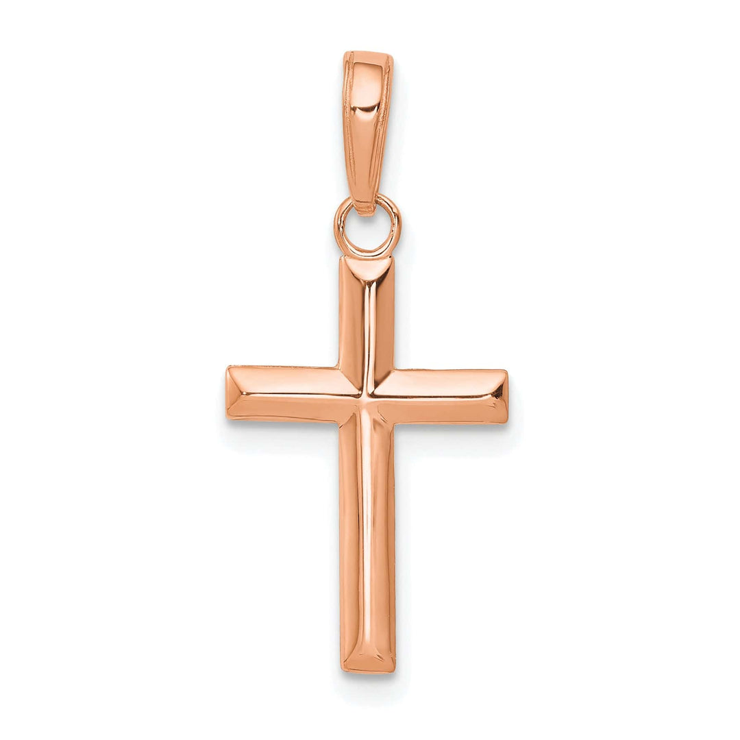 Lovely Rita's 14K Rose Gold Classic Small Latin Cross Pendant