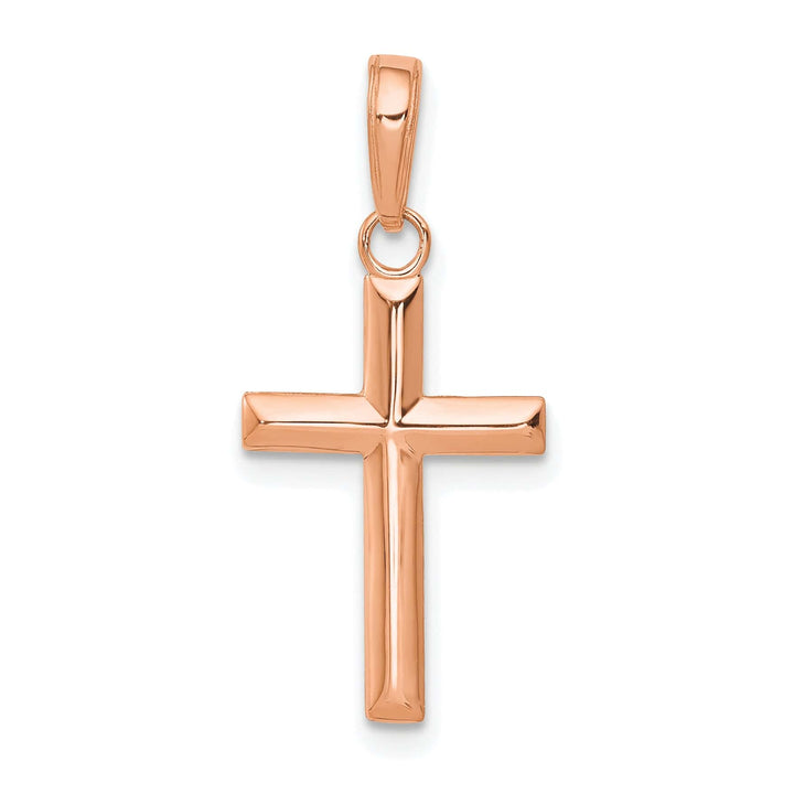 Lovely Rita's 14K Rose Gold Classic Small Latin Cross Pendant