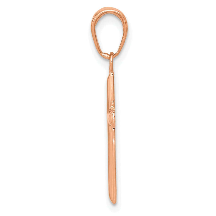 Lovely Rita's 14K Rose Gold Classic Small Latin Cross Pendant