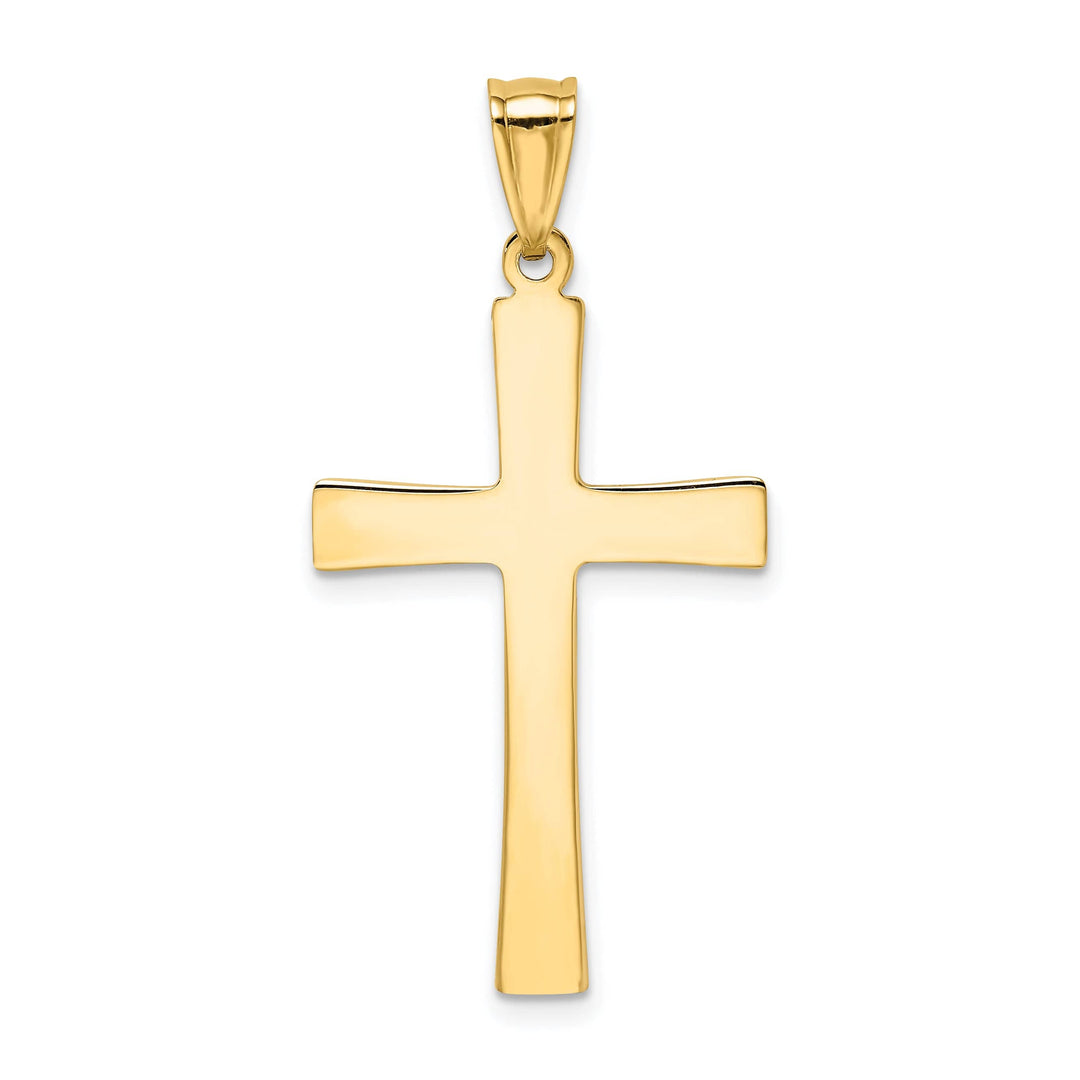 Lovely Rita's 14K Two-Tone Gold Classic D.C Religious Latin Cross Pendant