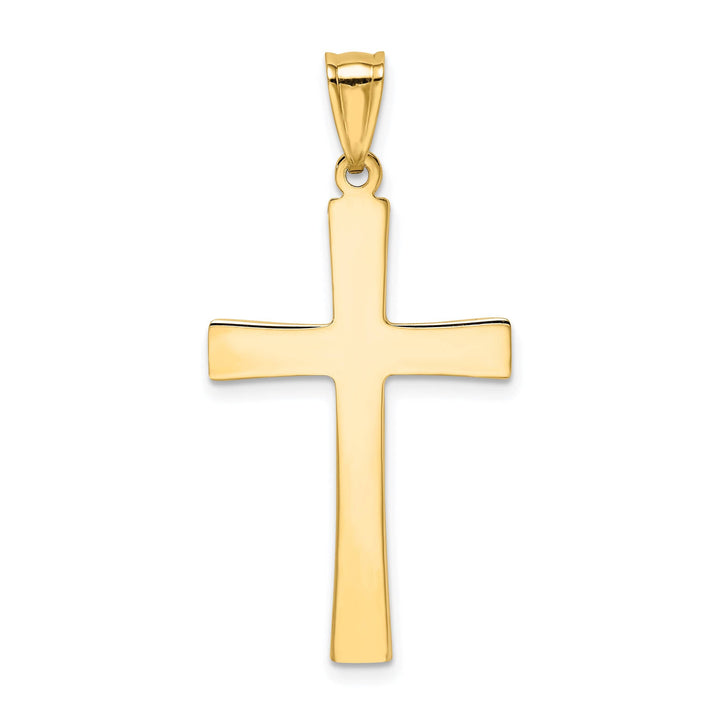 Lovely Rita's 14K Two-Tone Gold Classic D.C Religious Latin Cross Pendant