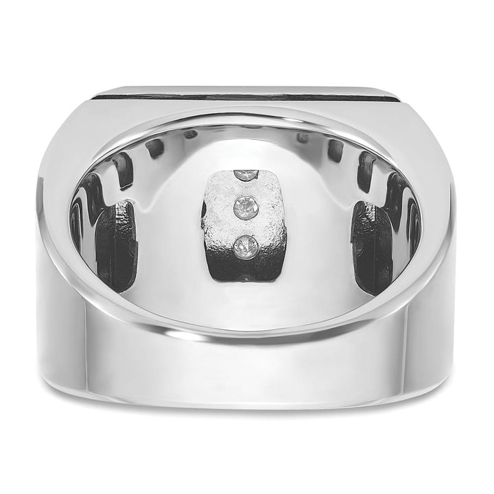 14k Two-Tone Gold IB Goodman with 5-Row I1 Quality Diamond Men's Ring