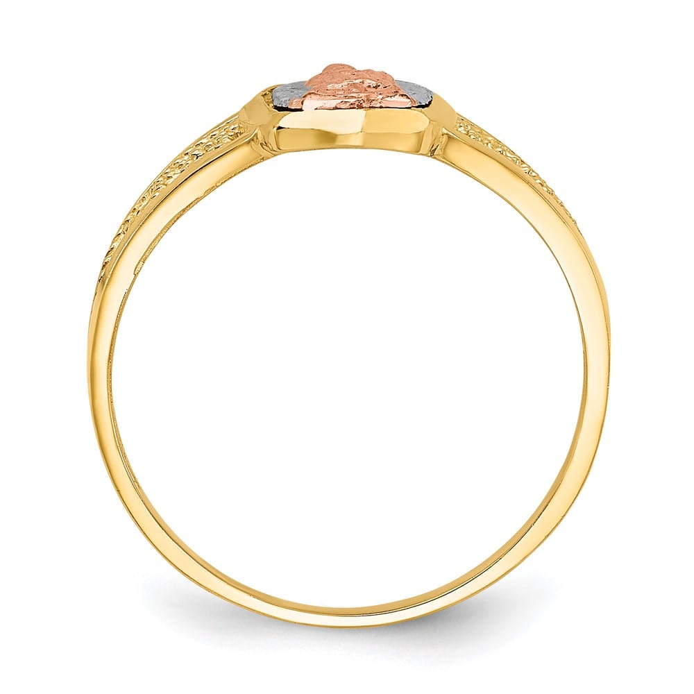 14k Two-Tone Gold Our Lady of Guadalupe Ring