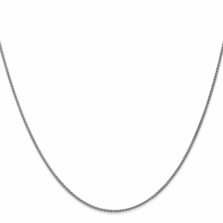 14K White Gold 1.25mm Spiga Chain 14 Inch