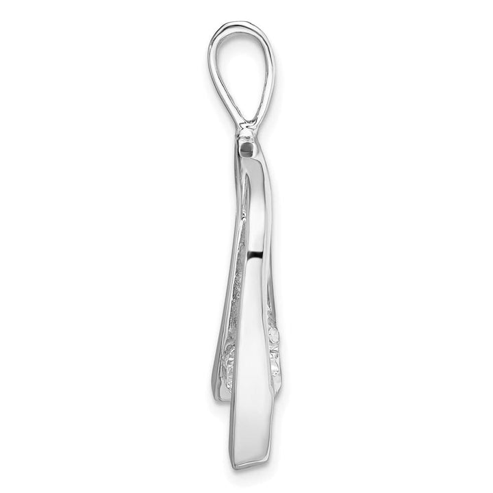 14K White Gold 1/4 Carat I1 Diamond Slide