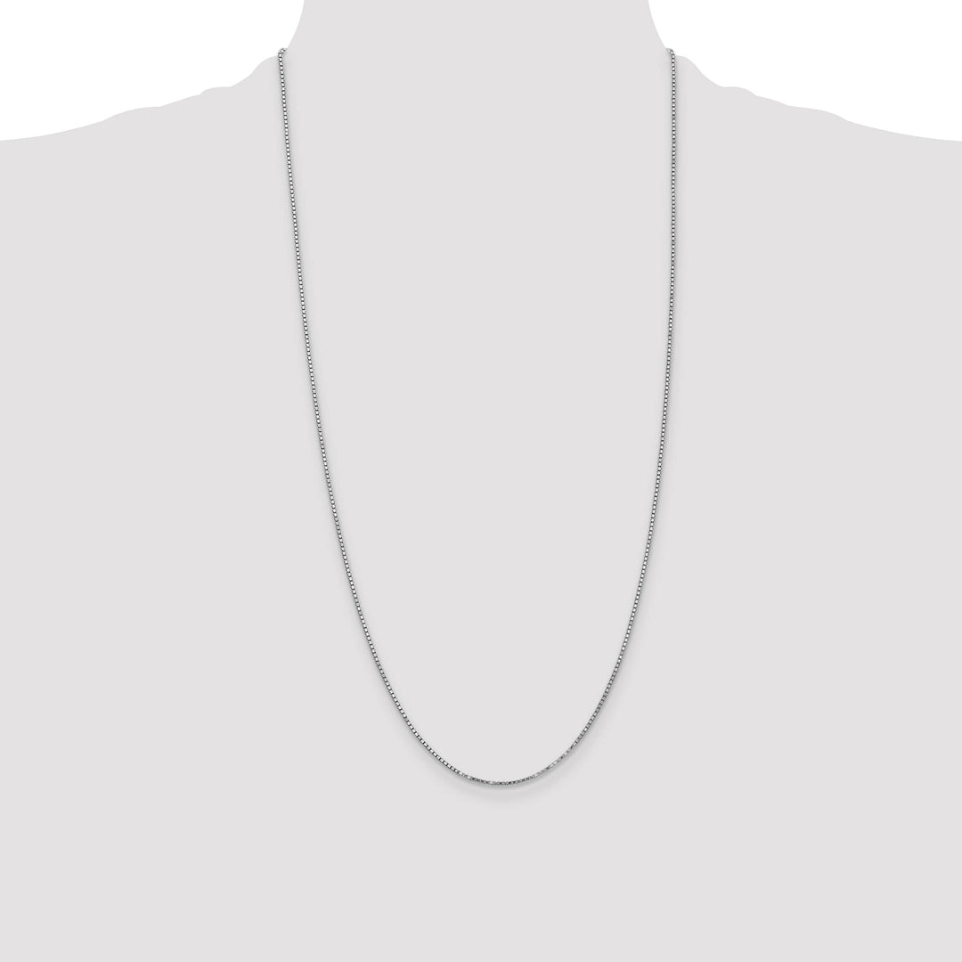 14K White Gold 1.4mm Box Chain