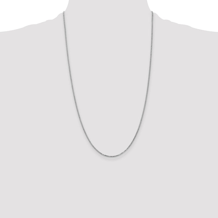 14K White Gold 1.4mm Box Chain