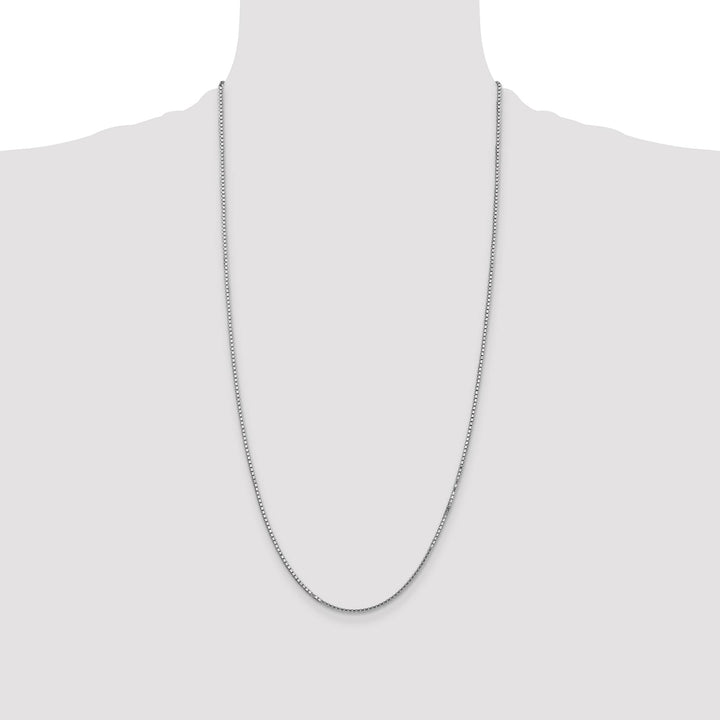14K White Gold 1.5mm Box Chain