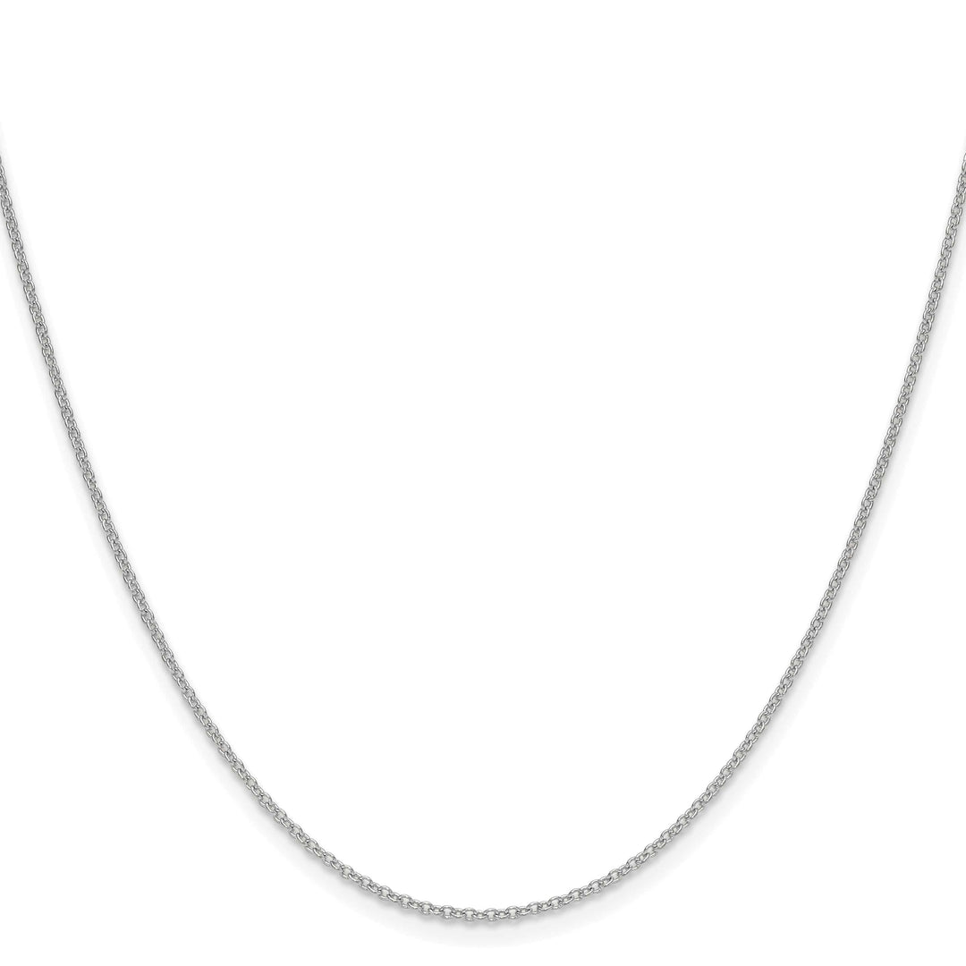 14K White Gold 1.5mm Cable Chain