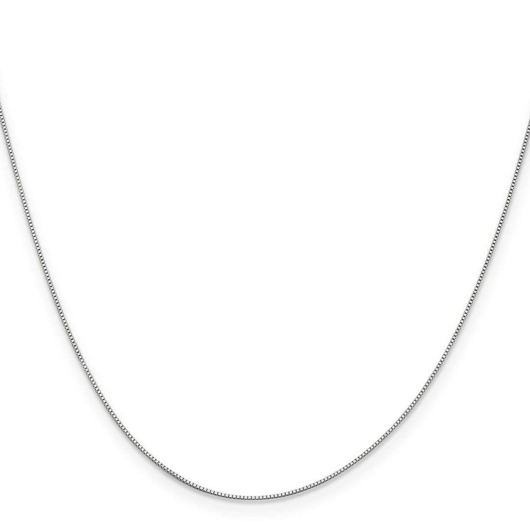 14K White Gold .5mm Box Chain