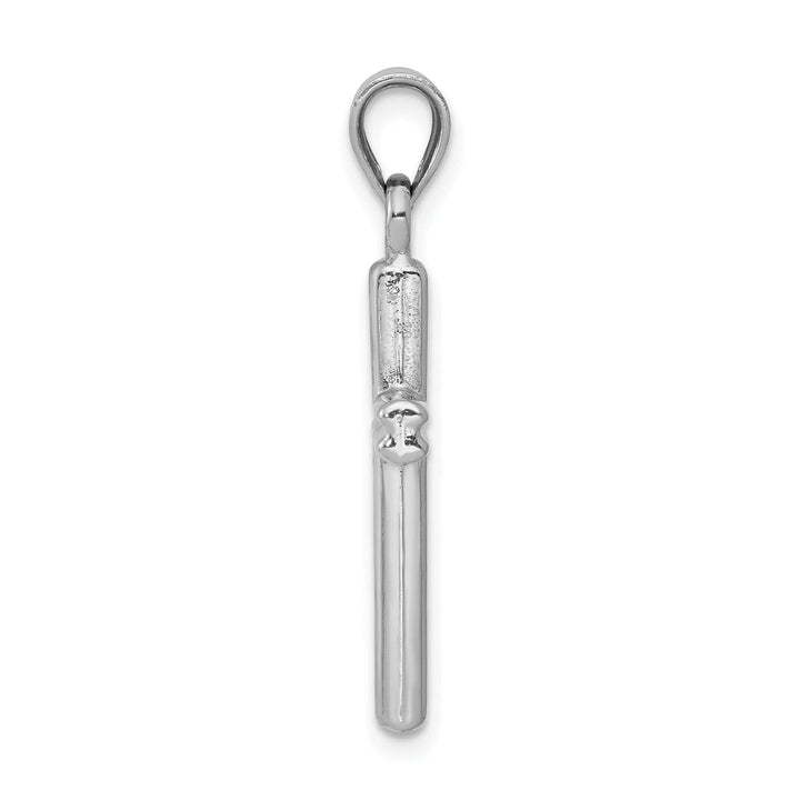 Lovely Rita's 14K White Gold Classic Polished Religious Latin Cross Pendant