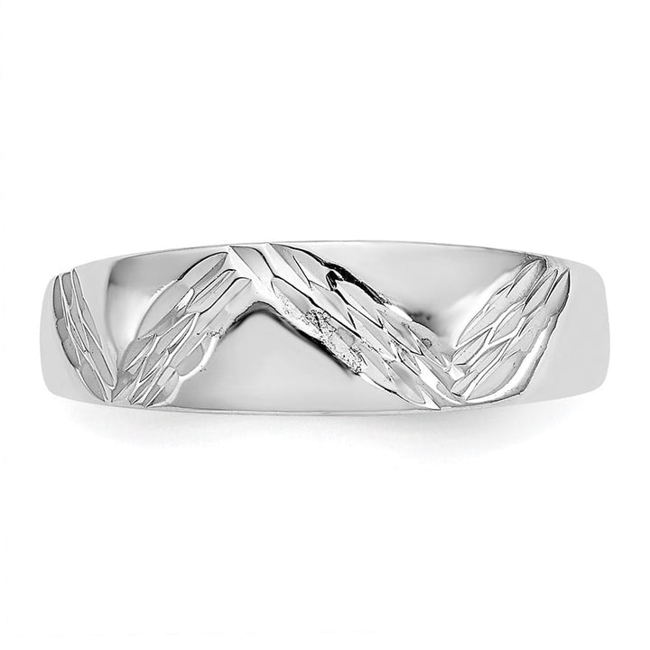 14k White Gold D.C. Fancy Toe Ring