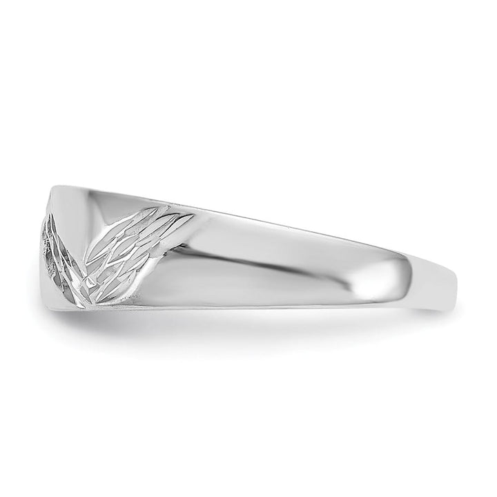 14k White Gold D.C. Fancy Toe Ring