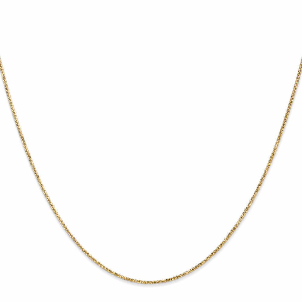 14K Yellow Gold 1.05mm Spiga Chain 14 Inch