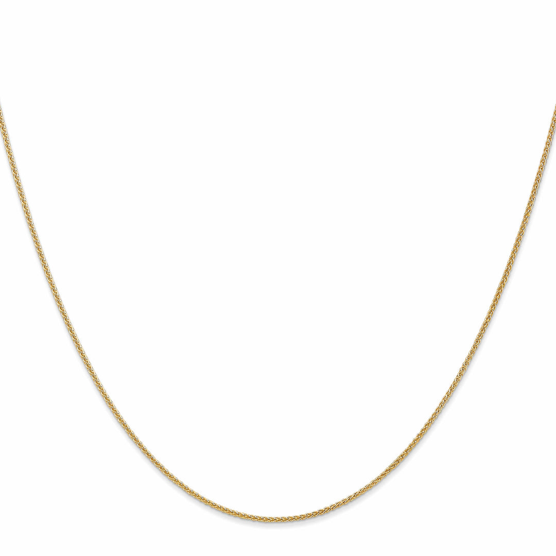 14K Yellow Gold 1.05mm Spiga Chain 14 Inch
