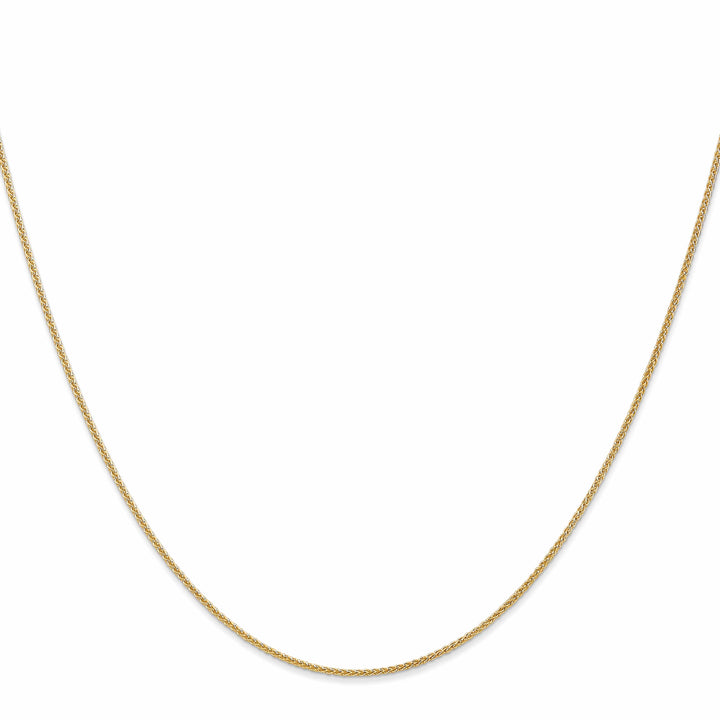 14K Yellow Gold 1.05mm Spiga Chain 14 Inch
