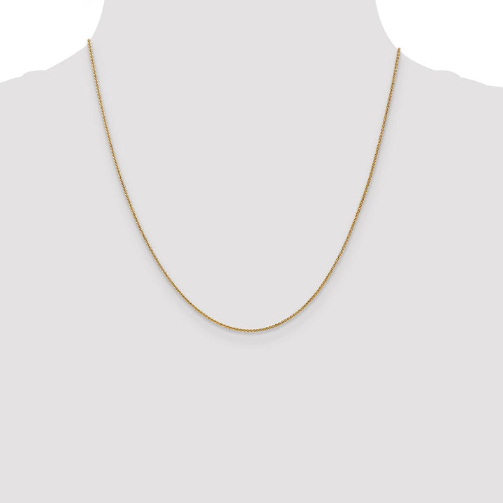 14K Yellow Gold 1.0mm Spiga Chain