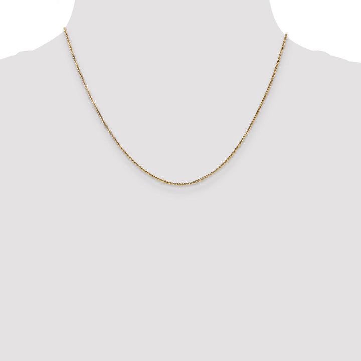14K Yellow Gold 1.0mm Spiga Chain