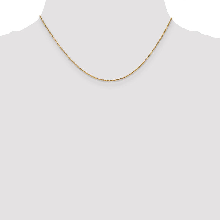 14K Yellow Gold 1.0mm Spiga Chain