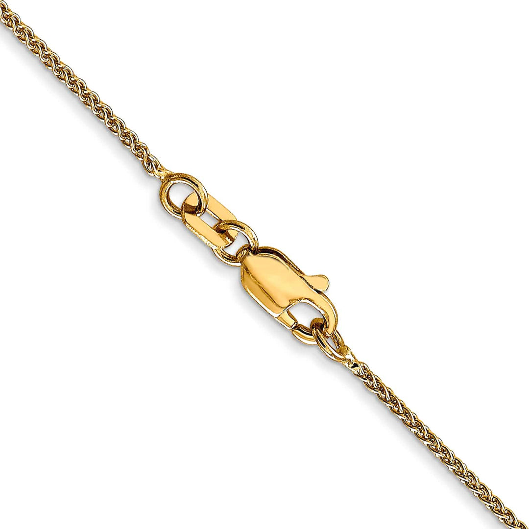 14K Yellow Gold 1.0mm Spiga Chain